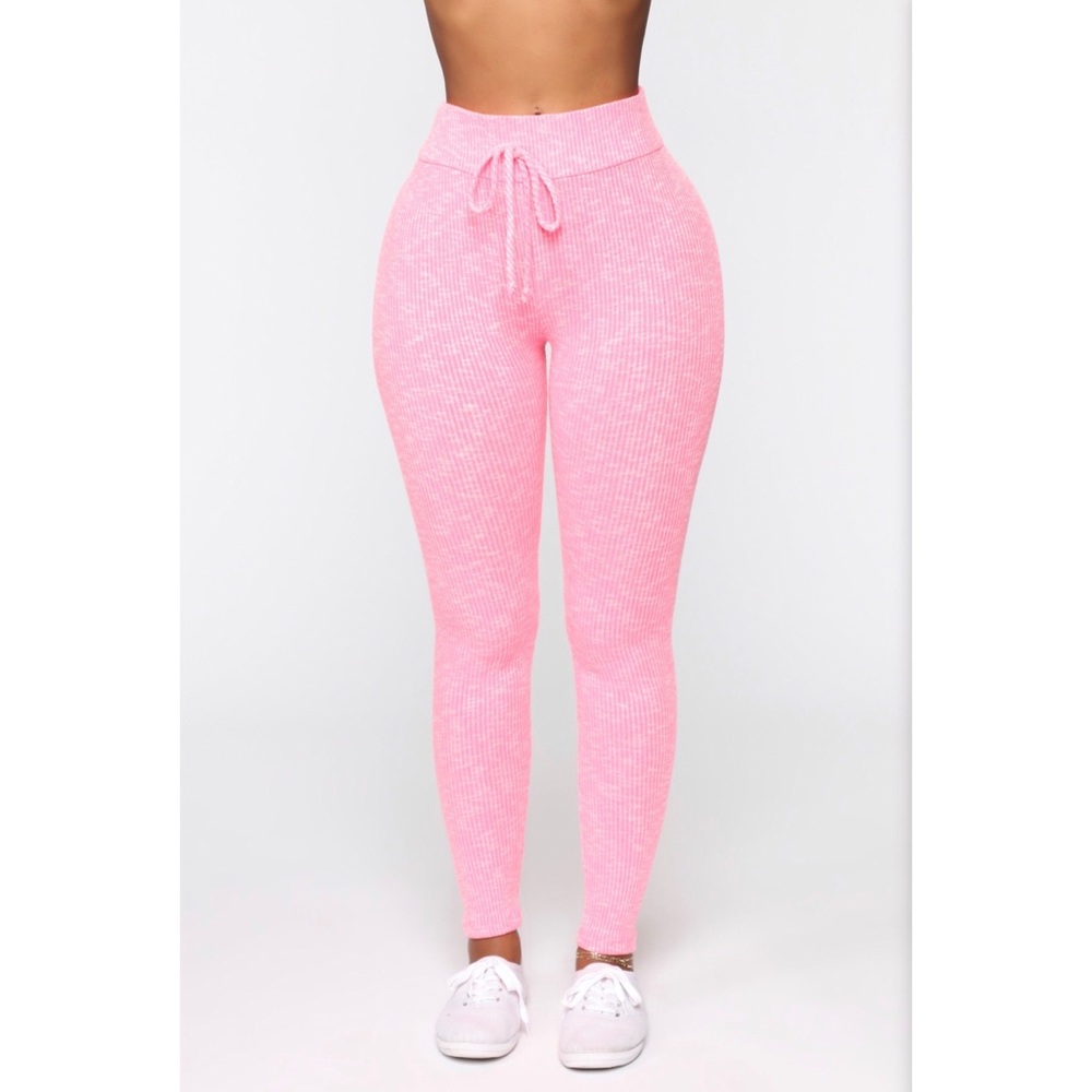 Neon Pink “wanderlust” Leggings Fashion Nova - NEW